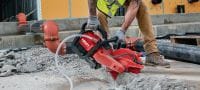 Découpeuses sans fil DSH 600-22 Découpeuses sans fil alimentée par batterie pour travaux lourds - pour la découpe de béton, métal et maçonnerie (plateforme de batteries Nuron) Applications 3