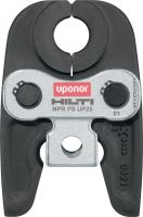 Mâchoire de sertisseuse NPR PS UP Mâchoires de sertisseuse pour raccords à sertir Uponor S-Press® / S-Press Plus® jusqu'à 50 mm. Compatibles avec les sertisseuses NPR 32 Hilti.