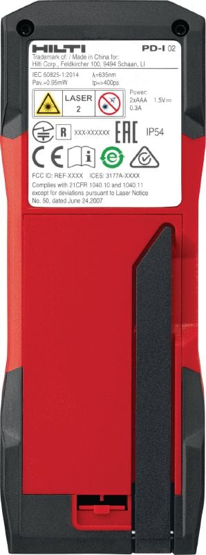 Lasermètre PD-I Lasermètre robuste avec fonctions de mesure intelligente et connectivité Bluetooth® pour les applications intérieures jusqu'à 100 m/330 ft