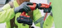 Visseuse plaquiste sans fil SD 5000-22 Visseuse plaquiste sans fil avec batterie Nuron puissante pour plus de couple et de vis par charge lors de la fixation de cloisons sèches, de planches en bois et de revêtements extérieurs Applications 4