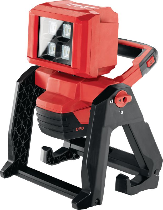 Lampe à LED SL 6-A22 Lampe LED 22 V sans fil à tête rotative et options de montage intégrées pour l'illumination des zones de travail de moyenne ou grande superficie