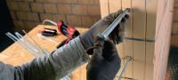 Tamis fin HIT-S Douilles-tamis métalliques économiques à couper pour les fixations dans la maçonnerie creuse par injection de résine hybride Applications 1