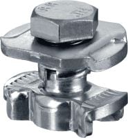 Connecteur MQN-R Bouton d'assemblage de rails en acier inoxydable (A4) pour le raccordement des éléments avec une ouverture papillon