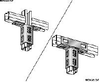 Connecteur MQV-2D-F Élément de liaison galvanisé à chaud (GAC) pour les structures bidimensionnelles