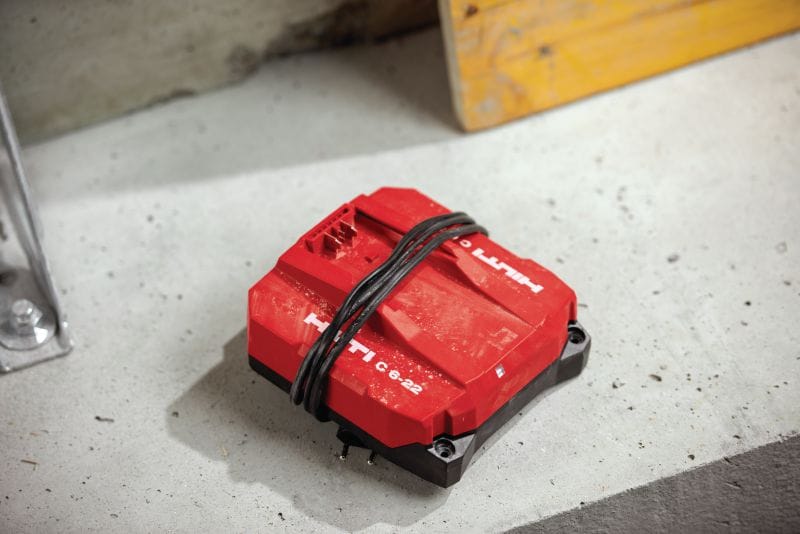 Chargeur rapide Nuron C 6-22 Chargeur grande vitesse pour toutes les batteries Nuron Hilti Applications 1