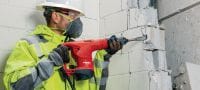 Marteau piqueur TE 500 SDS-Max Burineur SDS Max (TE-Y) robuste pour burinage léger dans le béton et la maçonnerie Applications 1