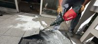 Burins pour carrelage TE-S TI Burins pour carrelage TE-S auto-affûtants pour racler les matériaux de surface Applications 1