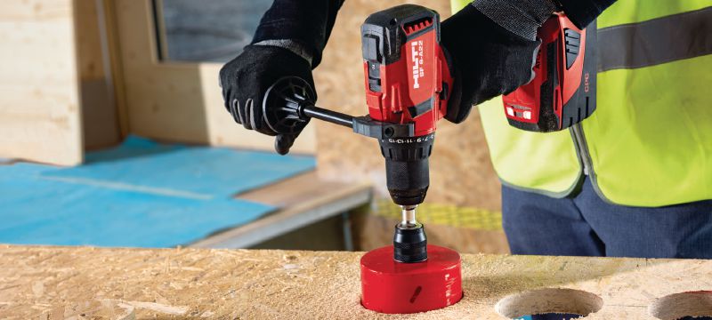 Visseuse-perceuse sans fil SF 6-A22 Visseuse-perceuse sans fil 22 V avec contrôle anti-torsion et embrayage électronique pour une utilisation universelle dans le bois, le métal et autres matériaux Applications 1