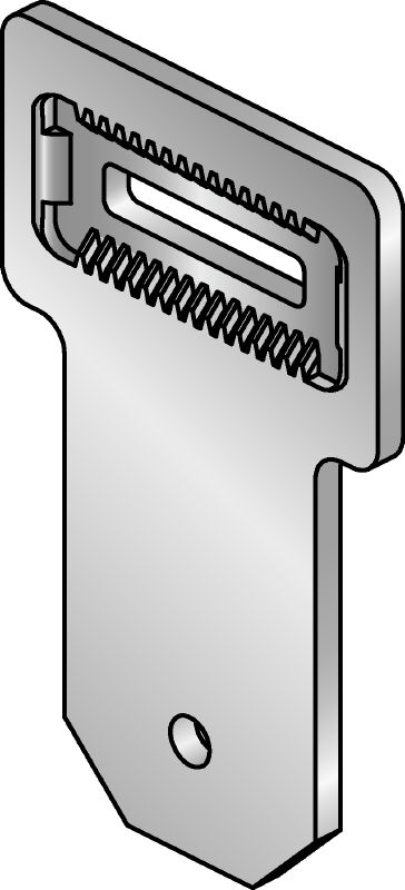 MIC-U-MA Élément de liaison multi-angle galvanisé à chaud (GAC) utilisé avec des éléments de liaison MIC-MAH pour la fixation des rails MI entre eux avec angle