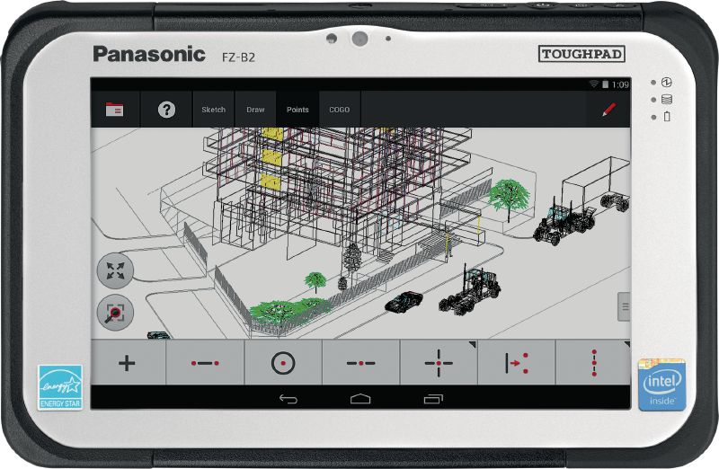PROFIS Layout Field Logiciel d'application de terrain pour la construction