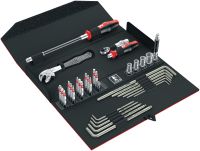 Kit d'outils à main S-TK (universel) Kit de 35 pièces contenant les outils à main essentiels pour la construction de fenêtres et l'entretien quotidien des bâtiments