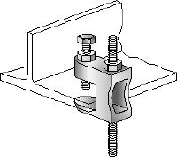 Clip-étau MAB Clip-étau galvanisé pour la fixation des tiges filetées sur les poutres en acier sans filetage intérieur