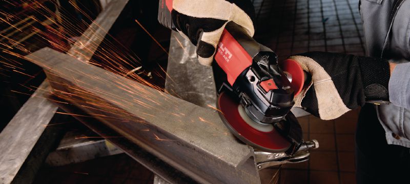 Meuleuse d'angle sans fil AG 125-A22 Meuleuse d'angle 22 V (sans charbon) pour la découpe et le meulage quotidiens avec des disques jusqu'à 125 mm de diamètre Applications 1