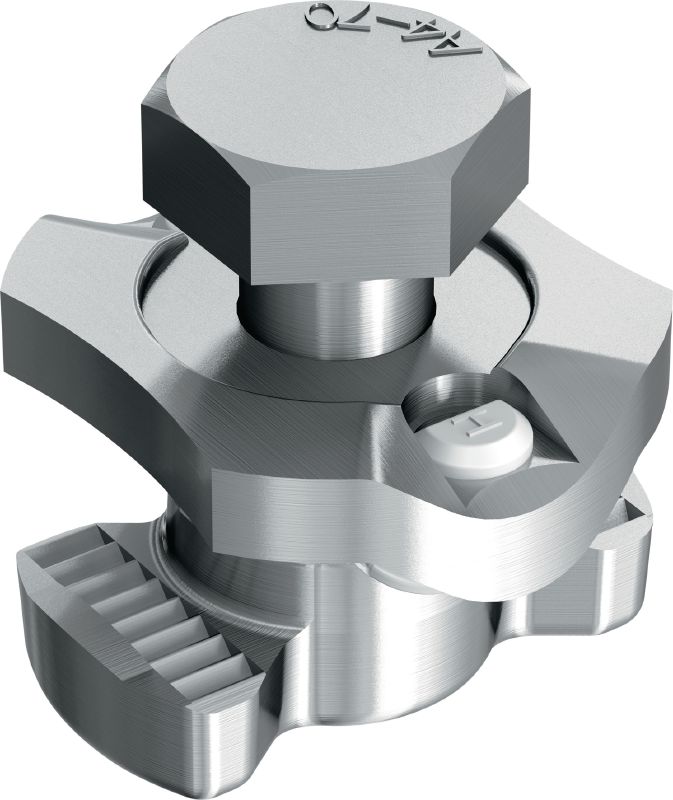 Connecteur MQN-R Bouton d'assemblage de rails en acier inoxydable (A4) pour le raccordement des éléments avec une ouverture papillon