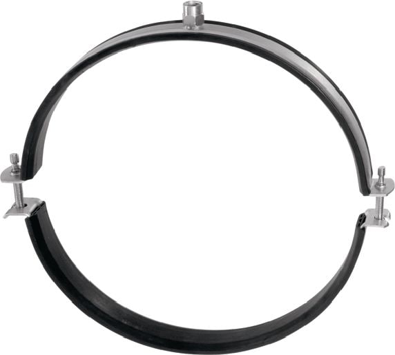 MV-PI Collier pour ventilation avec élément d'insonorisation et tête de raccord M8/M10