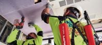 Exosquelette pour travaux au-dessus de la tête Exosquelette passif pour soulager la tension sur les épaules et les bras pendant les travaux d'installation au plafond Applications 6