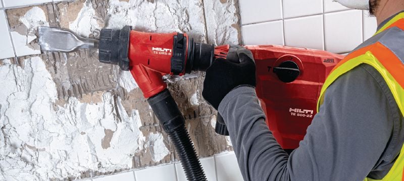 Marteau piqueur sans fil TE 500-22 SDS-Max Marteau piqueur et burineur SDS Max (TE-Y) sans fil avec réduction active des vibrations pour le burinage dans le béton ou la maçonnerie (plateforme de batteries Nuron) Applications 1