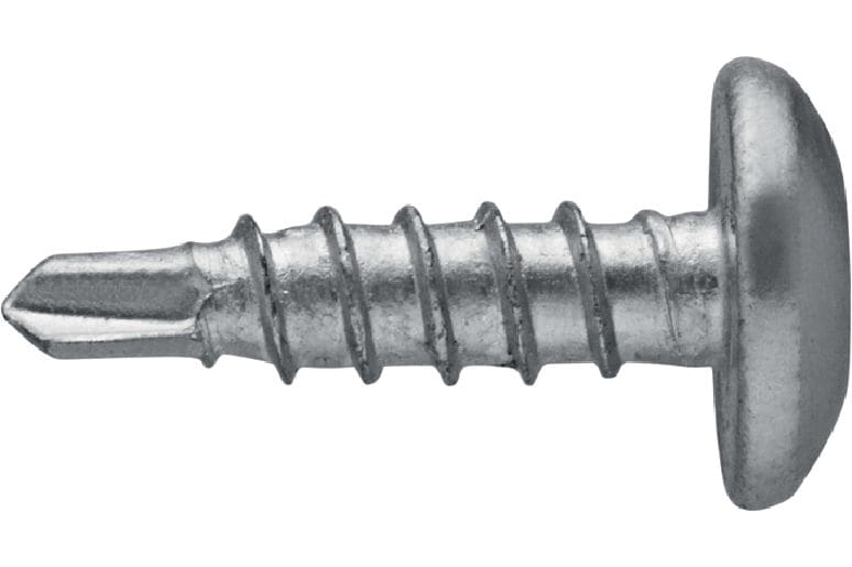 Vis métalliques autoperceuses S-MD 01 LPS Vis à tête cylindrique autoperceuse (acier inoxydable A2) sans rondelle pour les fixations de métal sur métal d'épaisseur faible (jusqu'à 4 mm)