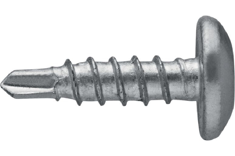 Vis métalliques autoperceuses S-MD 01 LPS Vis à tête cylindrique autoperceuse (acier inoxydable A2) sans rondelle pour les fixations de métal sur métal d'épaisseur faible (jusqu'à 4 mm)