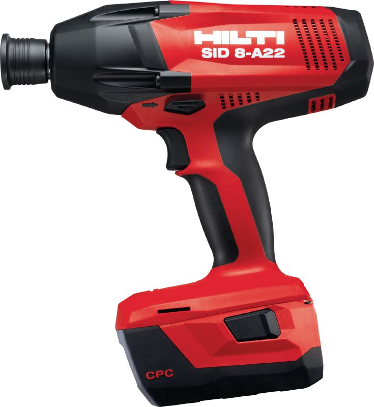 Visseuse à choc sans fil SID 8-A22 Visseuse à choc sans fil 22 V avec mandrin hexagonal 7/16 pour les travaux difficiles