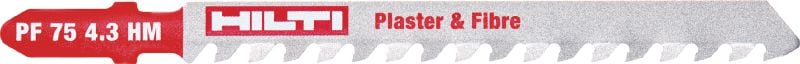 Lame de scie sauteuse pour plâtre, ciment et plastique Lame de scie sauteuse haut de gamme pour une coupe rapide dans les panneaux de plâtre et de ciment ainsi que dans les plastiques renforcés