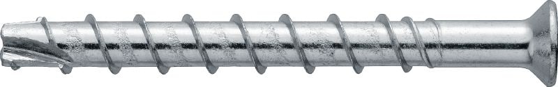 Vis à béton HUS3-C 6 Vis à béton très haute performance pour des fixations permanentes plus rapides dans le béton (acier au carbone, tête fraisée)