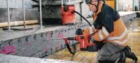 Perforateur sans fil TE 60-22 Puissant perforateur sans fil SDS Max (TE-Y) avec un rapport poids-puissance élevé pour le forage et le burinage intensifs dans le béton et la maçonnerie (batterie Nuron) Applications 2