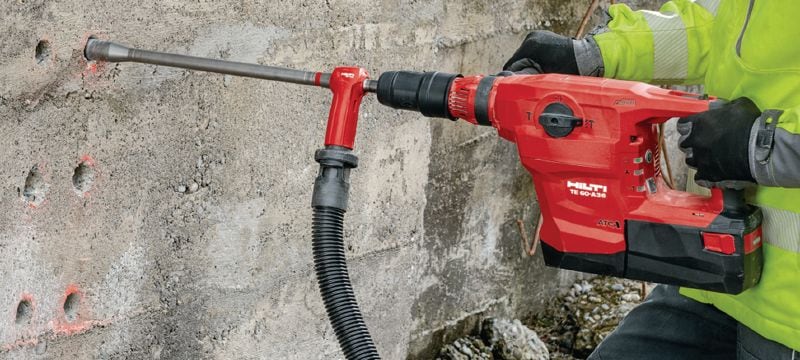 Perforateur sans fil TE 60-A36 Perforateur-burineur SDS Max 36 V avec systèmes anti-torsion (ATC) et de réduction active des vibrations (AVR) pour forage et burinage intensifs dans le béton Applications 1