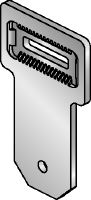 MIC-U-MA Élément de liaison multi-angle galvanisé à chaud (GAC) utilisé avec des éléments de liaison MIC-MAH pour la fixation des rails MI entre eux avec angle