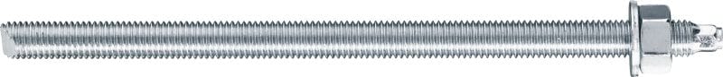 Tige d'ancrage HAS-U 8.8 Tige d'ancrage à utiliser avec les chevilles chimiques en capsule ou à injection (acier au carbone 8,8)