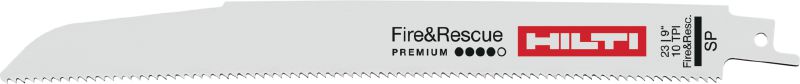 Lames de scie sabre pour services d'incendie et de sécurité Lames de scie sabre de plus longue durée, pour une découpe rapide et robuste des métaux dans le cadre de la lutte contre les incendies et des opérations de sauvetage