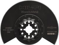 Lame de scie pour outil multifonction Lame de scie segmentée BiM pour outil multifonction oscillant destiné au sciage dans le bois avec clous encastrés, le plastique et le métal