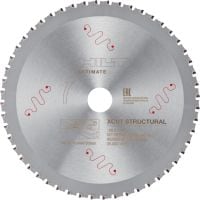 Lame de scie circulaire X-Cut pour l'acier et l'acier inoxydable structurels Lame de scie circulaire haute performance avec dents en carbure pour couper plus vite et durer plus longtemps dans l'acier structurel, y compris l'acier inoxydable