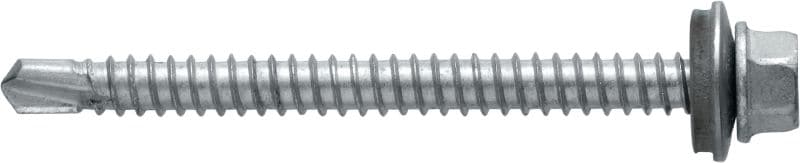Vis métalliques autoperceuses S-MD 43 S Vis autoperceuse (acier inoxydable A2) avec rondelle de 14 mm pour les fixations de métal sur métal d'épaisseur moyenne à élevée (jusqu'à 6 mm)