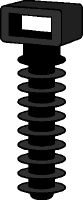 Collier de serrage ECT-GR Collier de serrage gris recommandé pour une utilisation en intérieur