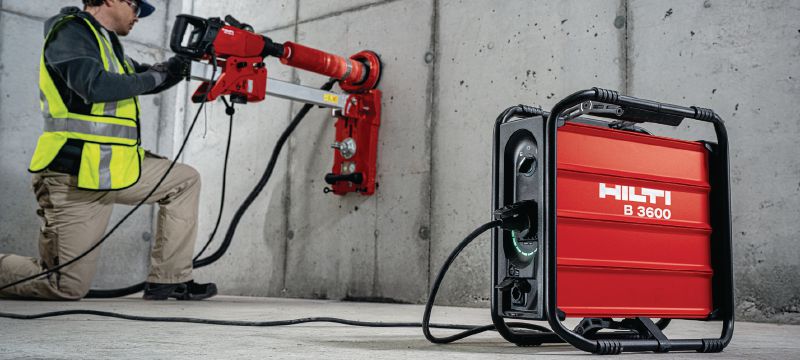 Générateur électrique portable B 3600 - Batteries pour outils électriques -  Hilti France