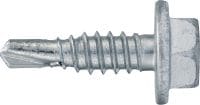 Vis métalliques autoperceuses S-MD 21 Z Vis autoperceuse (acier au carbone zingué) avec bride intégrée pour fixations de métal sur métal d’épaisseur faible (jusqu'à 3 mm)