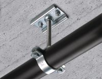 Collier point fixe MFP-L-F pour charges légères Attache pour tubes de point fixe galvanisée à chaud de haute qualité pour une performance maximale dans les applications d'installation de tubes pour charges légères Applications 1