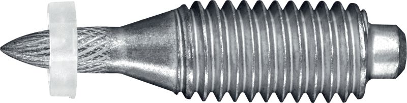 Goujons filetés X-EM8H P8 Goujon fileté en acier au carbone compatible avec les cloueurs à poudre sur l'acier (rondelle de 8 mm) - pour une utilisation à l'intérieur uniquement