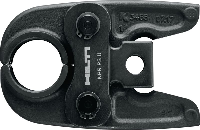 Mâchoire de sertisseuse NPR PS U Mâchoires de sertisseuse pour raccords à empreinte U jusqu'à 50 mm. Compatible avec tous les outils de sertissage de tubes NPR 32-A.