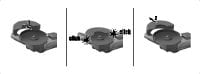 Meuleuse d'angle AG 115-D Meuleuse d'angle 850 W (230 V) avec interrupteur homme-mort, pour disques d'un diamètre maximum de 115 mm Applications 1