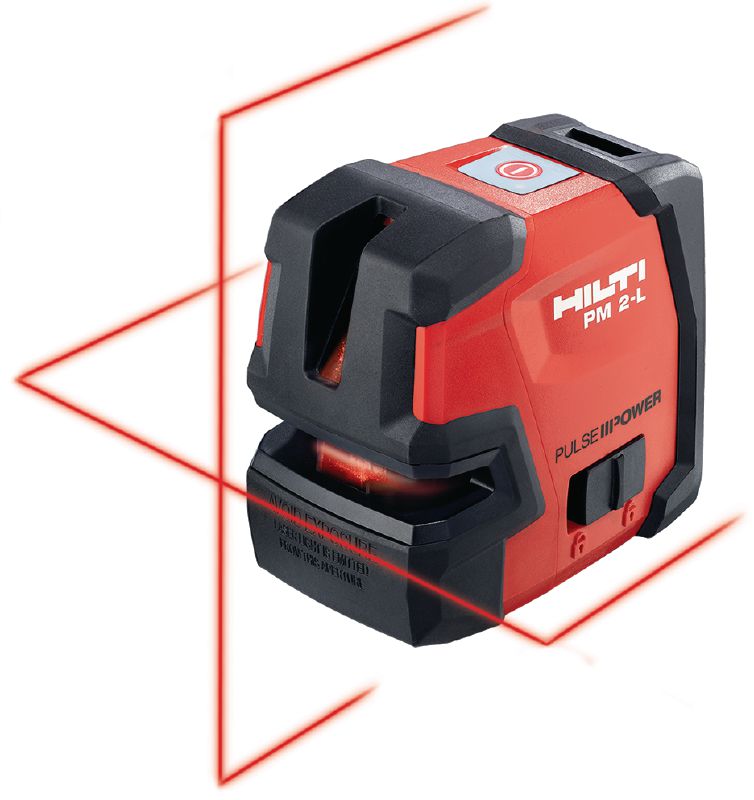 Niveau laser ligne PM 2-L Laser multidirectionnel 2 lignes à faisceau rouge pour le nivellement, l'alignement et l'équerrage