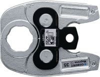 Mâchoire de sertisseuse NPR PM M Mâchoires de sertisseuse pour raccords à empreinte M jusqu'à 35 mm. Compatible avec la sertisseuse NPR 19-A Hilti
