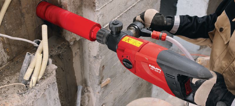 Couronne de forage SPX-L pour appareils électroportatifs Couronne de forage à main haut de gamme pour tous types de béton - pour outils de faible puissance (<2,5 kW), sans emmanchement Applications 1