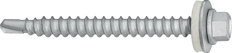 Vis métalliques autoperceuses S-MDW51C Vis autoperceuse (acier au carbone à revêtement duplex) avec rondelle pour la fixation de l'acier et de l'aluminium sur le bois