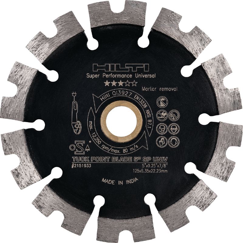Disque à déjointer diamant SP Disque à déjointer diamant Premium pour retirer le mortier de tous les types de joints