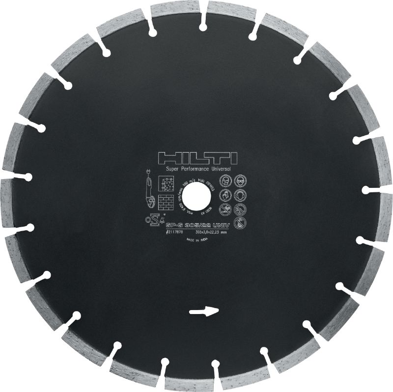 Disque diamant universel SP Disque diamant Premium pour découpe dans divers matériaux support