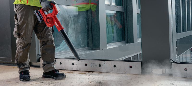 Souffleur sans fil NBL 4-22 Souffleur compact pour dégager les débris de chantier et préparer les surfaces de travail (plateforme de batteries Nuron) Applications 1