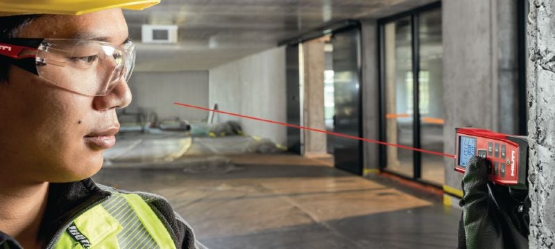 Lasermètre PD-I Lasermètre robuste avec fonctions de mesure intelligente et connectivité Bluetooth® pour les applications intérieures jusqu'à 100 m/330 ft Applications 1