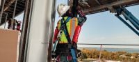 Exosquelette pour travaux au-dessus de la tête Exosquelette passif pour soulager la tension sur les épaules et les bras pendant les travaux d'installation au plafond Applications 4